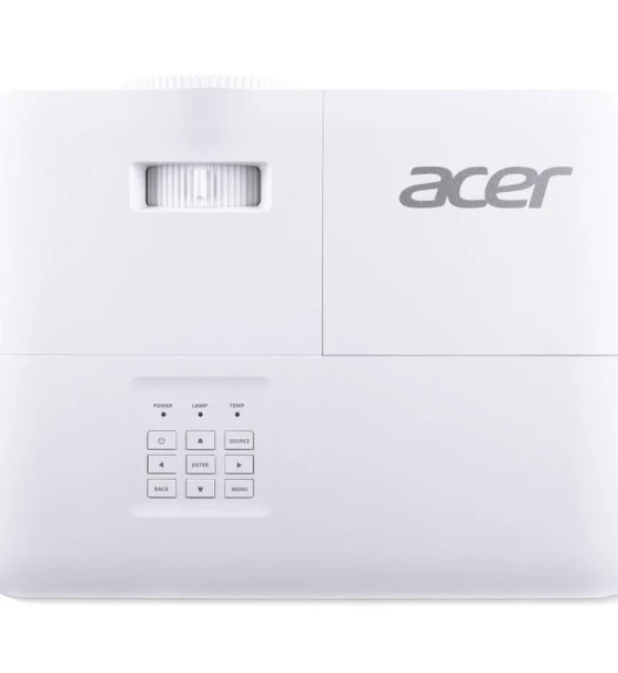 Videoproiector Acer P1258i, XGA 1024x768, 4:3/ 16:9, 20.000:1, zoom 1.3x, lampa 5.000 ore/ 15.000 ore ecomode, boxa 10W, 2 HDMI, D-Sub, Composite Video RCA, audio in/ out, 2 USB Type A