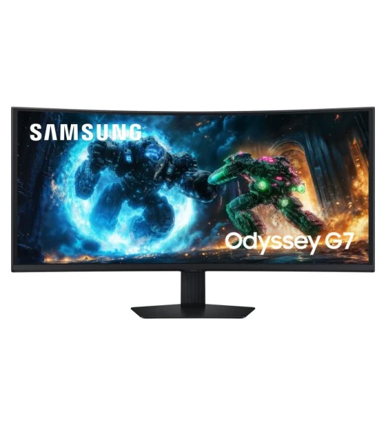 Monitor Samsung 40 inch LS40FG750EUXEN, Curvature 1000R, 21:9, VA, 5120x2160, 180Hz, GtG 1ms, Luminozitate max 350 cdmp, Contrast static 3000:1