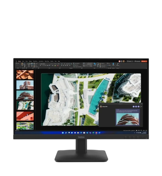 Monitor Lenovo ThinkVision S27-4e 27 inchIPS, FHD 1920x1080, 16:9, Luminozitate 300 cdmp, Contrast ratio 1500:1, 4ms GtG Extreme mode/6ms GtG Typical mode, Dot/Pixel Per Inch 82 dpi
