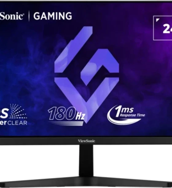 Monitor ViewSonic 23.8 inch VX24G1-HD, 16:9, IPS, 1920x1080, 180Hz, MPRT 1ms, Luminozitate max 300 cdmp, Contrast static 1000:1, Contrast dynamic 50M 1