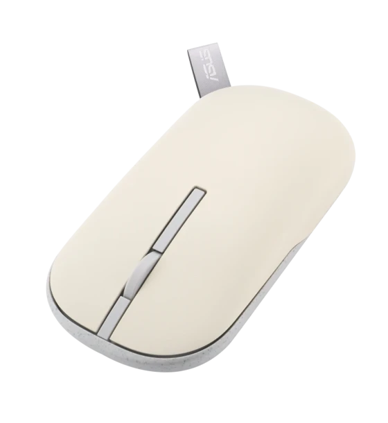 MD100 MOUSE PUR BT 5.0 + RF 2.4GHZ 90XB07A0-BMU010, Weight 0.22 Oat Milk Color for WW, with Green Tea Latte cover included, Dimensions 107mm L x 60mm W x 27, 8mm H, Weight 56g