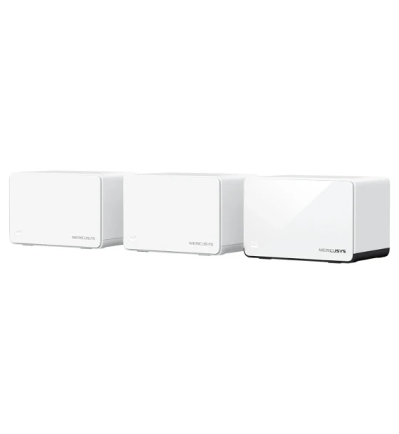 Router Mesh Halo H85X 3-pack, 2402 Mbps on 5 GHz, 574 Mbps on 2.4 GHzH85X, protocol mesh 802.11k/v/r, Wi-Fi 6 IEEE 802.11ax/ac/n/a 5 GHz, IEEE 802.11ax/n/b/g 2.4 GHz
