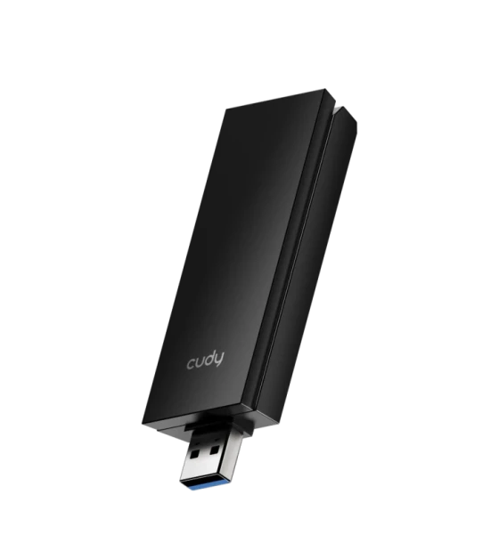 Router wireless Adaptor Wireless Cudy WU5400, AX5400, Wi-Fi 6 Tri-Band, 2 x Antene interne, standard wireless 802.11 a b g n ac ax
