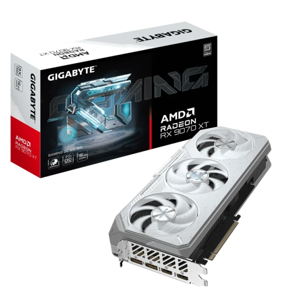 Placa de baza Gigabyte GeForce Radeon RX 9070XT gm OC ice