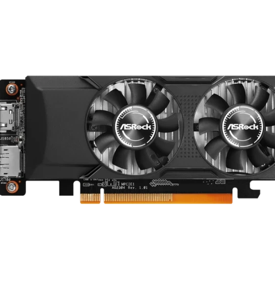 Placa video ASRock Radeon RX 550 LP 4GB, arhitectura AMD Polaris, 4 GB GDDR5 128-bit, interfata PCI Express 3.0 x8, frecventa boost 1183 MHz, iesiri HDMI, DisplayPort si DVI
