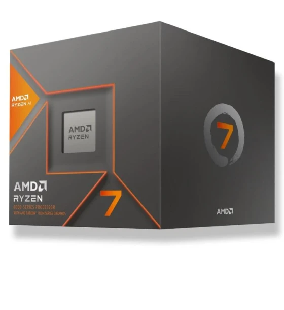 Procesor AMD Ryzen 7 8700G, 8C/16T, 4.2-5.1 GHz, arhitectura Zen 4 4 nm, socket AM5, TDP 65 W, grafica Radeon 780M RDNA 3, DDR5-5200, PCIe 5.0