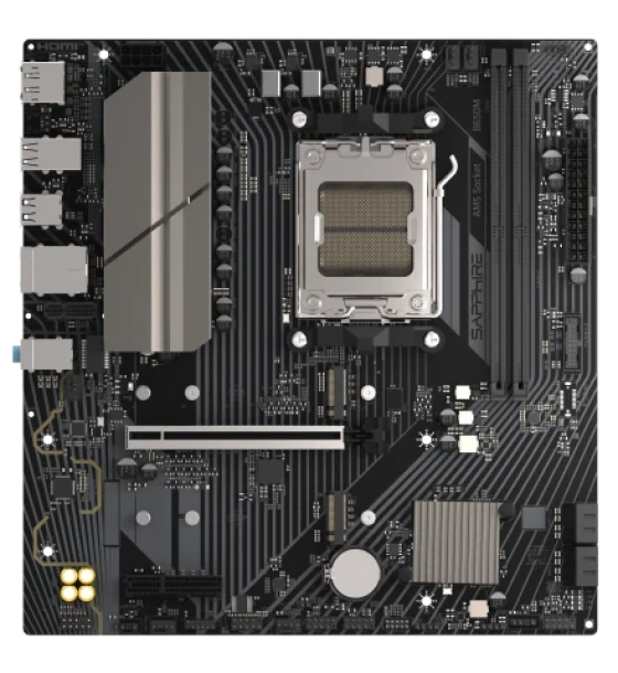 Placa de baza Sapphire B650M-E WIFI AM5