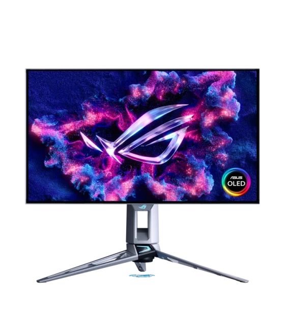 Monitor Asus 26.5 inch PG27AQWP-W, 16:9, WOLED, 2560x1440, 540Hz, GtG 0.02ms, Luminozitate max 1500 cdmp, Contrast static 1.5M 1