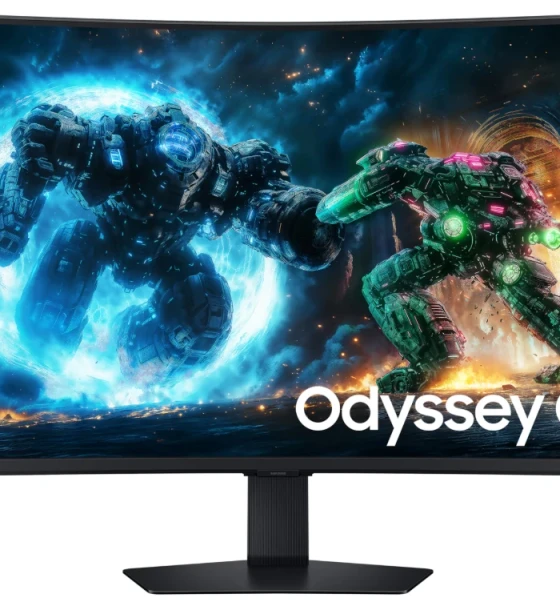 Monitor Samsung 37 inch LS37FG750EUXEN, Curvature 1000R, 16:9, VA, 3840x2160, 165Hz, GtG 1ms, Luminozitate max 350 cdmp, Contrast static 3000:1