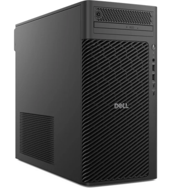 Desktop PC Dell Pro Max Tower T2, 500W 80 Plus Platinum PSU, ENERGY STAR Qualified, EPEAT Gold with Climate+, Intel Core Ultra 7 265 30 MB cache, 20 cores, 20 threads, 1.8 GHz to 5.3 GHz, 65W