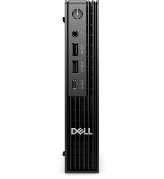 Desktop PC Dell Pro Micro Plus QBM1250, 180W Adapter, TCO Compliant, ENERGY STAR Qualified, EPEAT Gold with Climate+, Intel Core Ultra 7 265 13 TOPS NPU, 20 cores, up to 5.3GHz, 16 GB 1 x 16 GB, DDR5