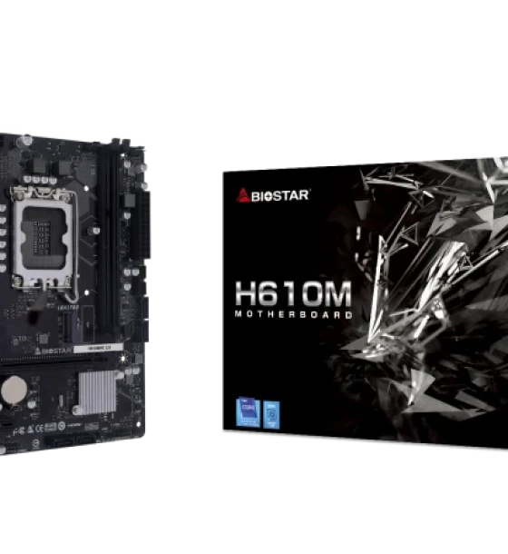 Placa de baza Biostar H610MHC 2. Processor manufacturer Intel, Processor socket LGA 1700, Compatible processor series Intel Celeron, Intel Core i3 12th Gen, Intel Core i3 13th Gen