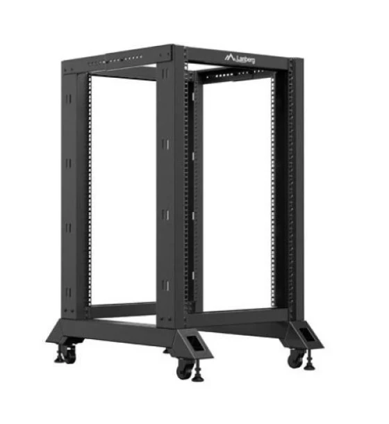 Rack deschis 19 inch 18U, 600x800, negru