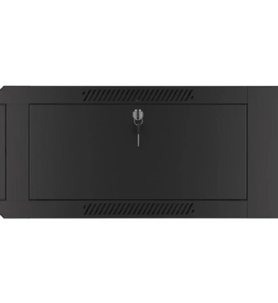 Dulap rack de perete 19 inch, 4U, 600 mm, asamblare rapida, negru