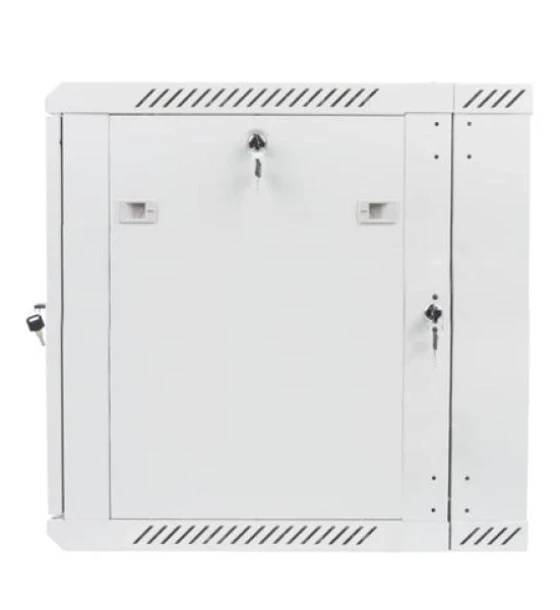 Dulap rack 19 inch perete sectiune dubla 12U / 600x600 flat pack gri