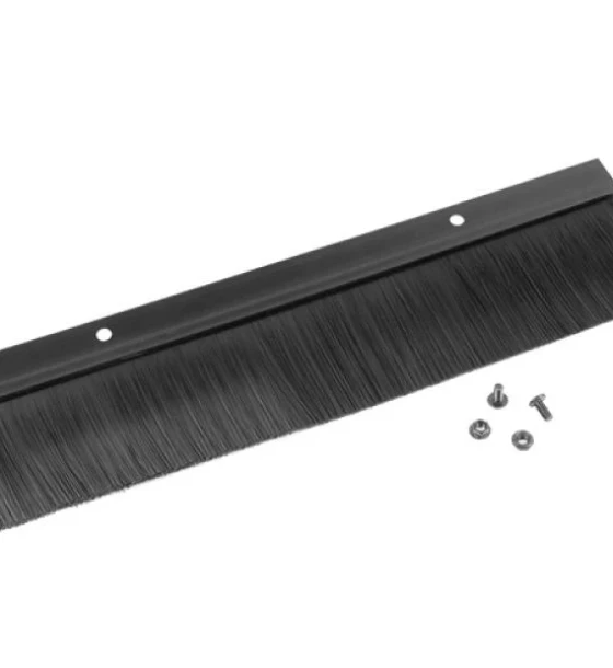 Cabinet metalic Panou intrare cabluri cu perii 19 inch negru AK-1102-B
