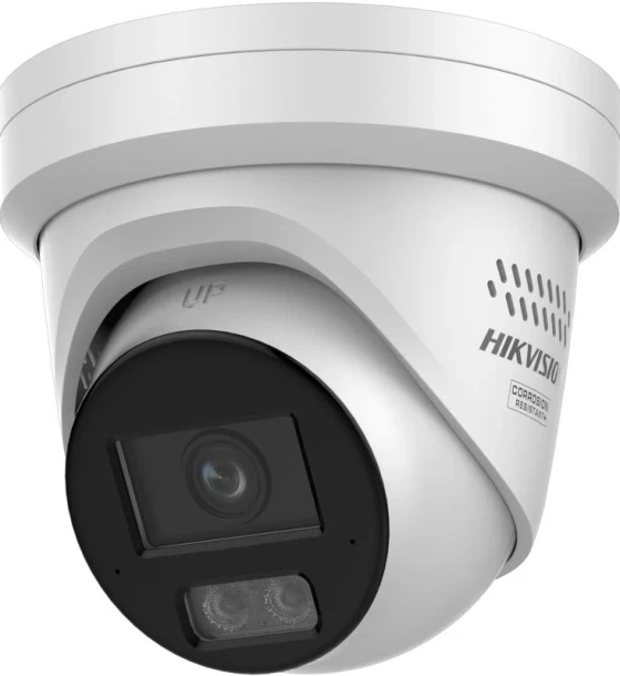 Camera de supraveghere IP Turret 4MP Smart Hybrid Light with ColorVu Hikvision DS-2CD2347G3-LIS2UY/SL 2.8MM, lentila fixa 2.8mm, iluminare min Color 0.0001 Lux F1.0, AGC ON, 0 Lux cu IR 30m