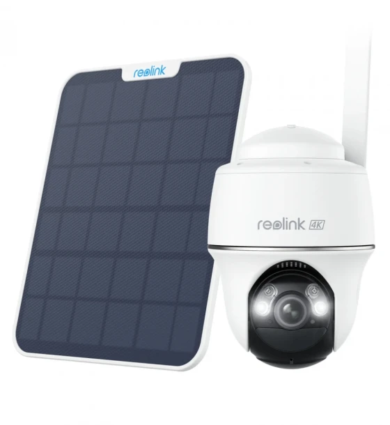 Camera de supraveghere Reolink Go PT Ultra GO SERIES G440 WITH SOLAR 2 Senzor 1/2.7 inchCMOS video 8 Megapixeli 3840 x 2160 pixeli Cadre/secunda 15 FPS Lentila fixa 4mm Unghi de vizualizare