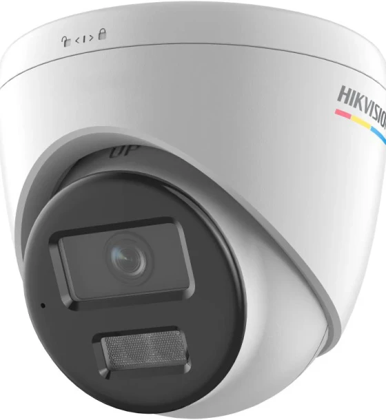 Camera de supraveghere IP Turret 4MP ColorVu Hikvision DS-2CD1347G2H- LIU 4MM, lentila fixa 4mm, iluminare Color 0.0005 Lux F1.0, AGC ON, B/W 0 Lux with IR 30m, microfon incorporat