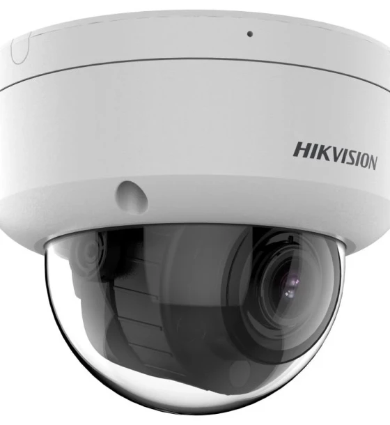 Camera de supraveghere IP Dome 4MP Hikvision DS-2CD2743G2- LIZS2U 2.8-12MM, lentila varifocala 2.8-12mm, iluminare min Color 0.005 Lux F1.6, AGC ON, B/W 0 Lux cu IR 40m, microfon incorporat