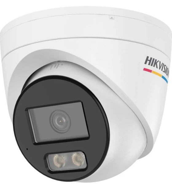 Camera de supraveghere IP Turret 4MP ColorVu 3.0 Hikvision DS-2CD1347G3H-LIU 2.8MM, lentila fixa 2.8mm, iluminare Color 0.0001 Lux F1.0, AGC ON cu IR 30m, microfon incorporat