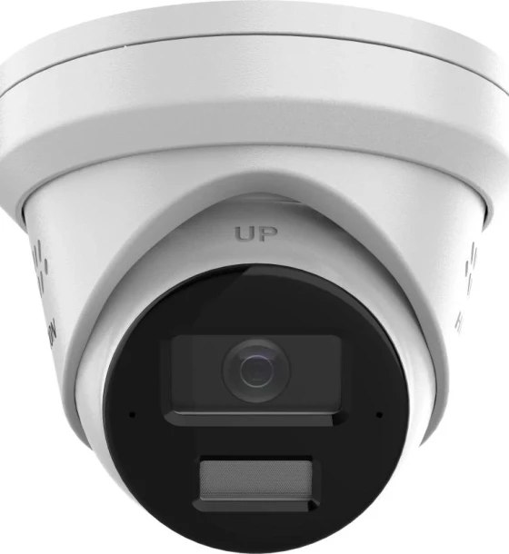 Camera de supraveghere IP Turret 8MP Hikvision DS-2CD2383G2- LI2U/SL 2.8MM, lentila fixa 2.8mm, iluminare min Color 0.005 Lux F1.6, AGC ON, 0 Lux cu IR 30m, microfon incorporat