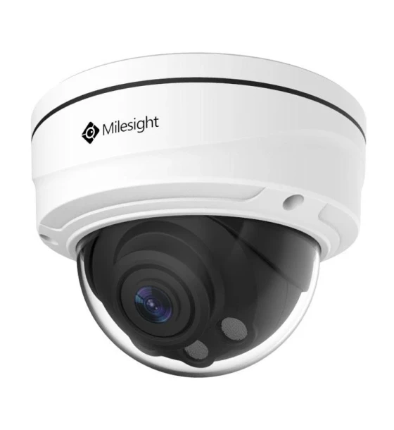 Camera de supraveghere IP Dome LPR 2MP Milesight MS-C2972-RFLPE, lentila varifocala 2.7-13.5mm, iluminare min Color 0.005Lux F1.4 B/W 0Lux cu lumina alba 50m, microfon incorporat