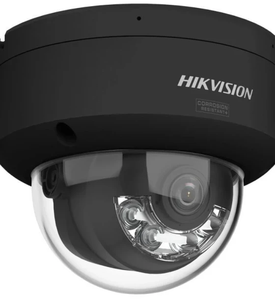 Camera de supraveghere IP Dome 6MP Smart Hybrid Light with ColorVu Hikvision DS-2CD2167G3-LIS2UY 2.8MM /BK, lentila fixa 2.8mm, iluminare min Color 0.0005 Lux F1.0, AGC ON, 0 Lux cu IR 30m