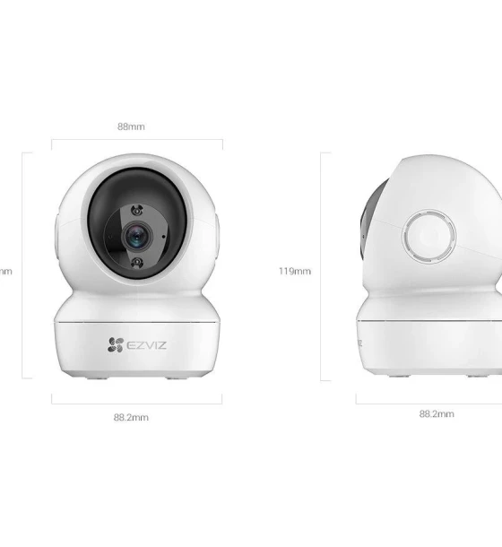 Camera supraveghere IP Camera supraveghere video WIFI Pan Tilt Ezviz CS-H6C-R101-1G2WF Senzor F2.4 1 inch Progressive Scan CMOS 1080p, 1920 1080 Lentila 4 mm, 75 Horizontal