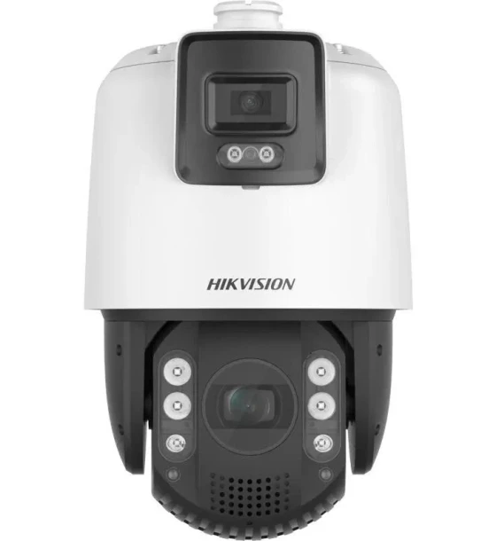 Camera supraveghere Hikvision DS-2SE7C425MWG-EB F0 TandemVu 4 MP Panoramic channel supports image stitching, with 180 horizontal field of view High quality imaging with 6 MP in panoramicand