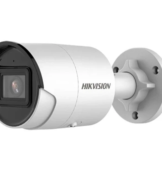 Camera supraveghere IP Camera supraveghere Hikvision IP bullet DS-2CD2083G2-IU 2.8mm, 8MP, Acusens - filtrarea alarmelor false dupa corpul uman si masini, microfon audio incorporat