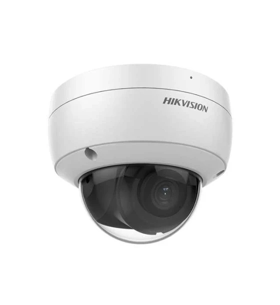 Camera supraveghere IP Camera supraveghere Hikvision IP dome DS-2CD2143G2-IU 2.8mm, 4MP, Acusens - filtrarea alarmelor false dupa corpul uman si masini, microfon audio incorporat
