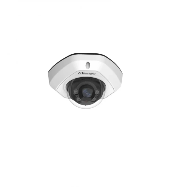 Camera supraveghere Milesight AI Vandal-proof Mini Dome MS-C2973-PD 2.8mm, 2MP, Senzor 1/2.8 inch Progressive Scan CMOS 1920x1080 30fps Iluminare Color 0.002Lux F1.2 with IR on Lentila