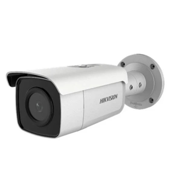 Camera supraveghere Hikvision IP bullet DS-2CD2T86G2-ISUSL, 4K, Acusens - filtrarea alarmelor false dupa corpul uman si masini, alarma vizuala lumina stroboscopica si alarma audio pentru