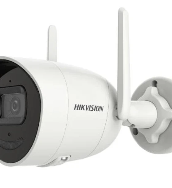 Camera supraveghere Hikvision WIFI IP bullet DS-2CV2041G2-IDW 2.8MM W 4 MP, WIFI 2.4G cu 2 antene, distanta in camp deschis 120metri, microfon si speaker incorporate, audio bidirectional