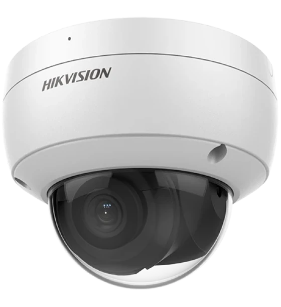 Camera supraveghere IP Camera supraveghere Hikvision IP dome DS-2CD2163G2-IU 2.8mm, 6MP, AcuSens - filtrarea alarmelor false dupa corpul uman si masini, microfon audion incorporat