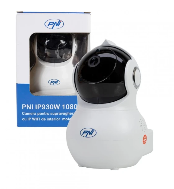 Camera supraveghere IP Camera supraveghere video PNI IP930W 1080P 2 MP cu IP P2P PTZ wireless, slot card microSD, Senzor imagine 1.7, 2MP, 1080p, Lentila f 3.6mm, Compresie imagine H.264