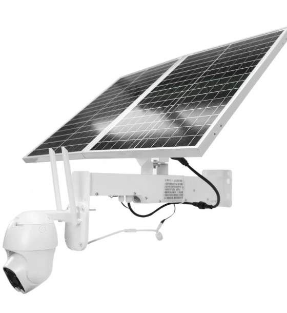 Camera supraveghere video PNI IP60 live PTZ cu panou solar, 2MP, GSM 4G, slot SIM zoom optic 5X, Senzor imagine CMOS F23, lENTILA Varifocala 2.8-12mm, Compresie video h.265, 30fps, 1080P
