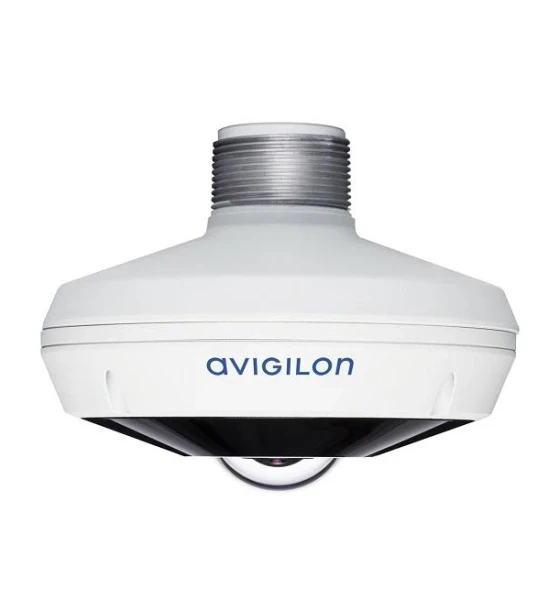 Camera supraveghere Avigilon IP fisheye 12.0-H4F-DO1-IR, 12 MP, senzor imagine 1/2.3 inch progressive scan CMOS, iluminare 0.49 lux F2.2 in color mode 0 lux F2.2 in monochrome mode cu IR