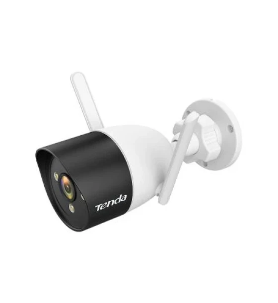 Camera supraveghere IP TENDA RT6-WCA 2K Outdoor Wi-Fi Camera, Slor card microSD 256gb max, Interfata 1 x RJ45, 10MMbps, 2x antene externe, Dimensiuni 72mm 175mm, 2304 x 1296, H.265