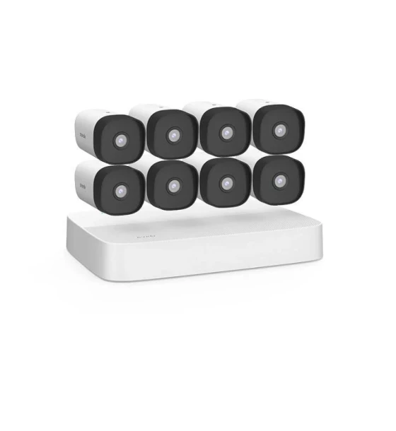 Camera supraveghere IP Tenda kit supraveghere 8 canele POE K8P-4TR, 4MP, latime banda 60Mbps, intrari audio 1 ch, RCA, iesire HDMI 1-ch, 4K 3840 x 2160 /30Hz, 1920 x 1080 Hz, 1280 x 1024/60Hz, 1280 x 720 Hz