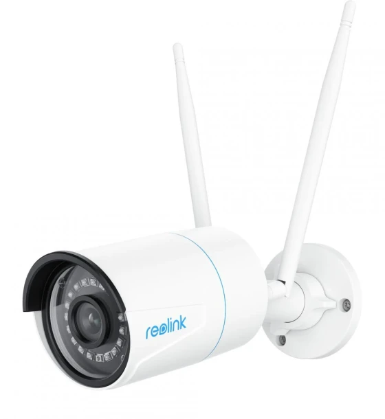 Camera supraveghere IP Reolink RLC-510WA W320 5MP IR 30m Camera de supraveghere Dual-BandWi-Fi, Detectie oameni/vehicule/animale, IP66, Audio bidirectional, Instalare usoara si flexibila 512GB SD card