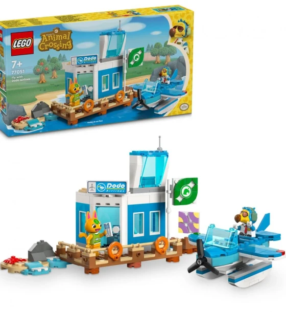 Set de constructie Zboara cu lego dodo airlines, lego 77051