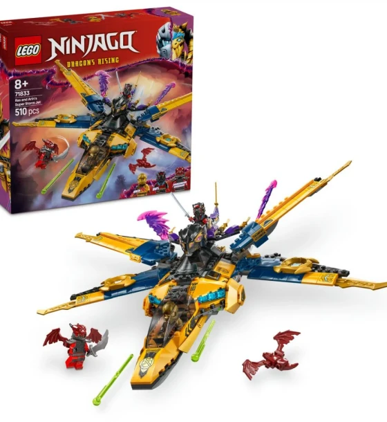 Set de constructie Superavionul cu reactie al lui ras si arin, lego 71833