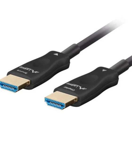 Cablu HDMI M/M v2.1 80 m optic negru AOC