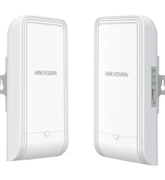 Centrala antiefractie Kit Wireless Bridge Hikvision DS-3WF02-5AC/D 5Ghz 867Mbps 5KM, pana la 5km transmisie wireless, 867 Mbps 802.11ac wireless bridge, Built-in 12 dBi 2 x 2 MIMO antenna, Standard PoE