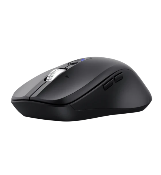 Mouse wireless Trust Ferro Hyperscroll, material ABS, interfata USB-A, maxima 3200 DPI, negru