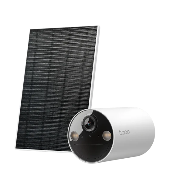 Dispozitiv smart home TPL Solar-Powered Security Camera Kit TC82, 1/2.8 inch Progressive Scan CMOS Starlight Sensor