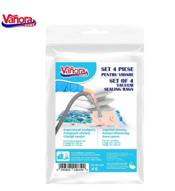 Set 4 saci pentru vidare, vanora home