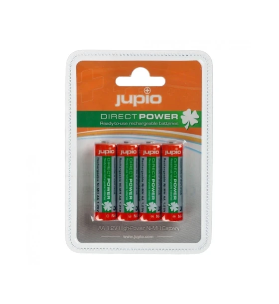 Baterii Reincarcabile cu descarcare lenta AA 2100 mAh 4 bucati DIRECT POWER (>80%)